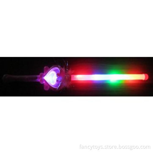 Heart 5 Lights Campanula Stick
